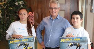 Robotics Competition Winners from St Macartans NS Visit Ward Automation
